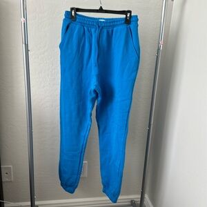 Blue sweatpants